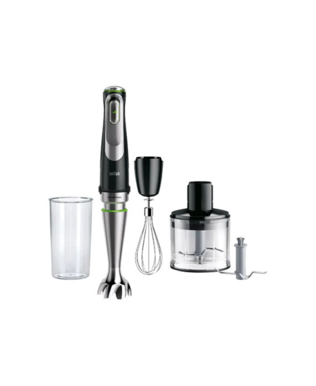 Braun | Hand Blender | MQ9135XI MultiQuick 9 | Hand Blender | 1200 W | Number of speeds 3 | Black/Stainless Steel