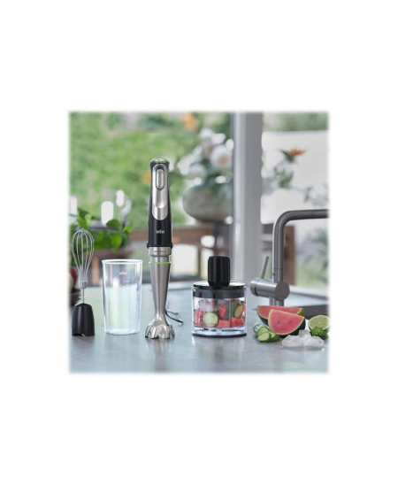 Braun | Hand Blender | MQ9135XI MultiQuick 9 | Hand Blender | 1200 W | Number of speeds 3 | Black/Stainless Steel