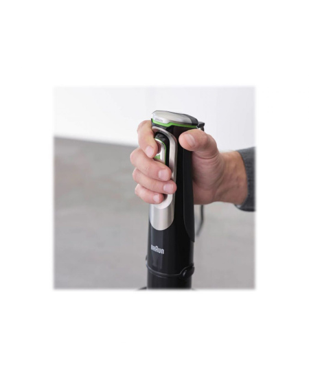 Braun | Hand Blender | MQ9135XI MultiQuick 9 | Hand Blender | 1200 W | Number of speeds 3 | Black/Stainless Steel