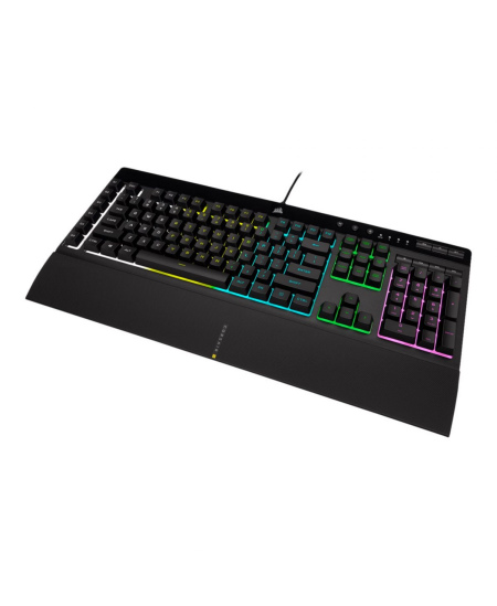 Corsair | Rubber Dome | Gaming Keyboard | K55 RGB PRO | Gaming keyboard | Wired | RGB LED light | US | Black