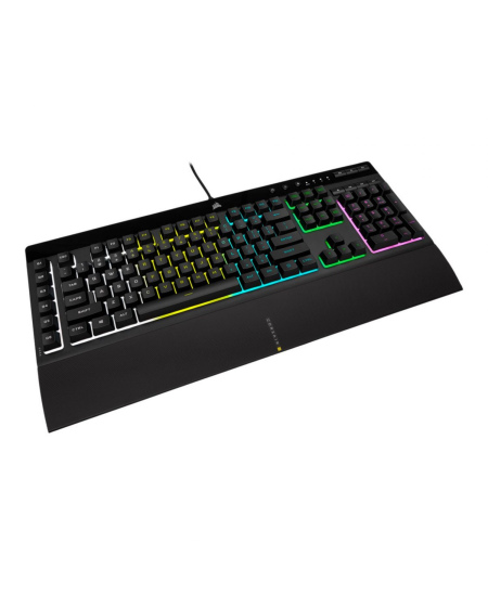 Corsair | Rubber Dome | Gaming Keyboard | K55 RGB PRO | Gaming keyboard | Wired | RGB LED light | US | Black