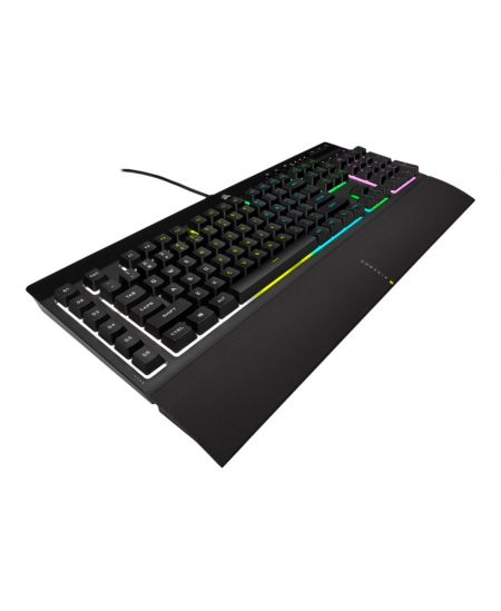 Corsair | Rubber Dome | Gaming Keyboard | K55 RGB PRO | Gaming keyboard | Wired | RGB LED light | US | Black