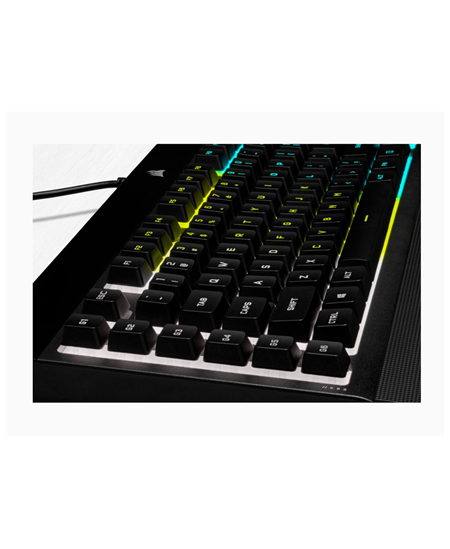 Corsair | Rubber Dome | Gaming Keyboard | K55 RGB PRO | Gaming keyboard | Wired | RGB LED light | US | Black
