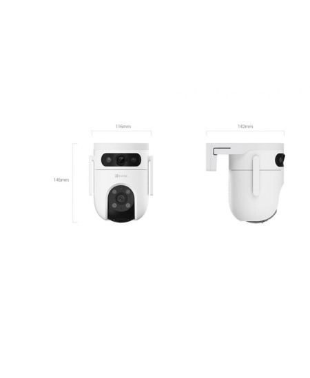 EZVIZ IP Camera CS-H9C (5MP+5MP) 4mm Color night vision,Human/Vehicle detection,Smart tracking iki 8m,Active defense,two way tal