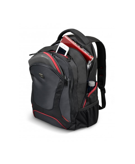 Port Designs Courchevel Fits up to size 15.6 ", Black, Waterproof cover, Shoulder strap, Backpack