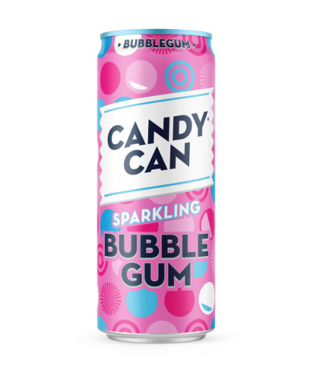 Gazuotas gaivusis gėrimas CANDY CAN Bubblegum, 0.33 l
