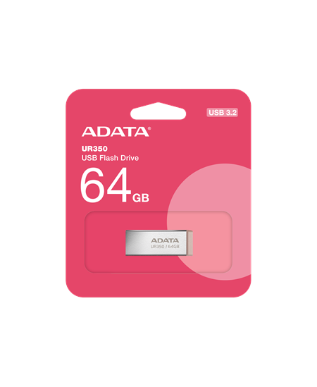 ADATA | USB Flash Drive | UR350 | 64 GB | USB 3.2 Gen1 | Brown
