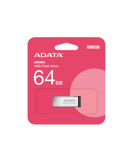 ADATA | USB Flash Drive | UR350 | 64 GB | USB 3.2 Gen1 | Black