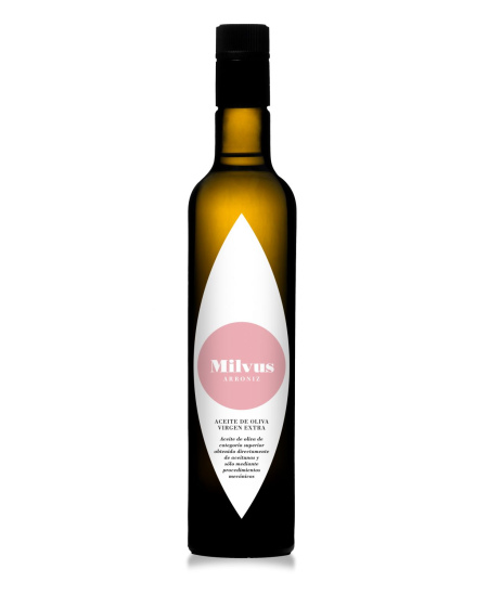 Alyvuogių aliejus MILVUS, Extra virgin, Arroniz, 500 ml