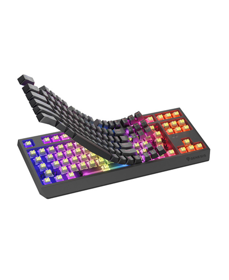 Genesis THOR 230 | Mechanical Gaming Keyboard | Wireless | US | Black | 2.4 GHz, Bluetooth, USB | Outemu Silent Lemon