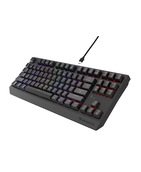 Genesis THOR 230 | Mechanical Gaming Keyboard | Wireless | US | Black | 2.4 GHz, Bluetooth, USB | Outemu Silent Lemon