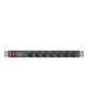 Lanberg Power Distribution unit (PDU) 19" 1U 16A 2m 7X Schuko oulets | PDU-07F-0200-BK