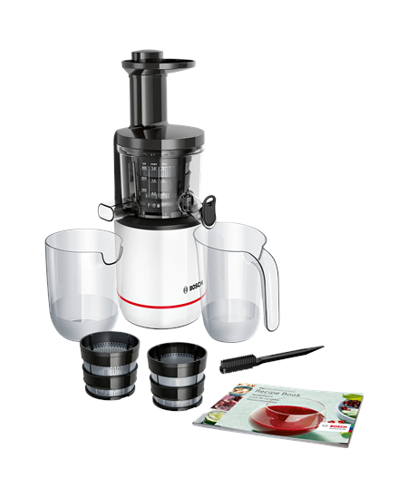 Bosch MESM500W VitaExtract | Type Slow Juicer | White | 150 W | Number of speeds 1