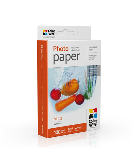 PM2201004R | White | 220 g/m² | 10 x 15 cm | Matte Photo Paper