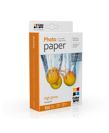 Photo Paper | PG2601004R | White | 260 g/m² | 10 x 15 cm | Glossy