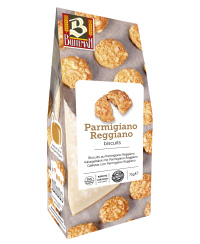 Sūrio sausainiai BUITEMAN, su Parmigiano Reggiano sūriu, 75 g