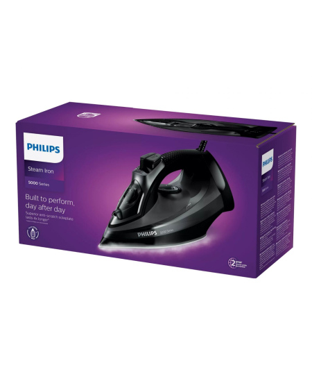 Philips | DST5040/80 | Steam Iron | 2600 W | Water tank capacity 320 ml | Continuous steam 45 g/min | Steam boost performance 20