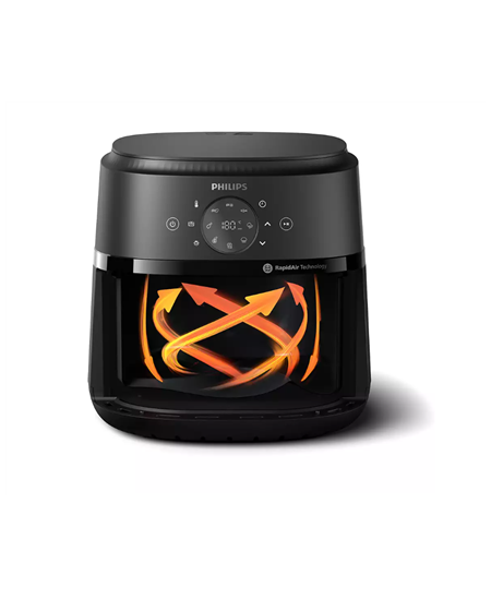 Philips Airfryer | NA231/00 | Power 1700 W | Capacity 6.2 L | Black/Silver