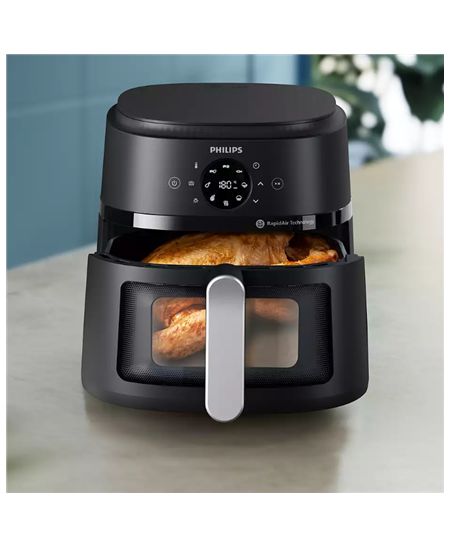 Philips Airfryer | NA231/00 | Power 1700 W | Capacity 6.2 L | Black/Silver