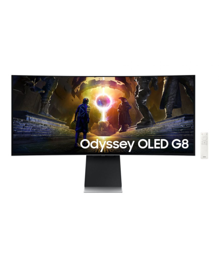 Samsung | LS34DG850SUXDU | 34 " | OLED | 21:9 | 175 Hz | 0.03 ms | 3440 x 1440 pixels | HDMI ports quantity 2 | Silver