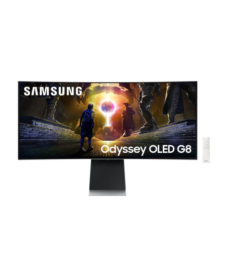 Samsung | LS34DG850SUXDU | 34 " | OLED | 21:9 | 175 Hz | 0.03 ms | 3440 x 1440 pixels | HDMI ports quantity 2 | Silver