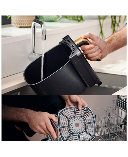 Panasonic Air Fryer | NF-CC600AXE | Power 1450 W | Capacity 6 L | Black