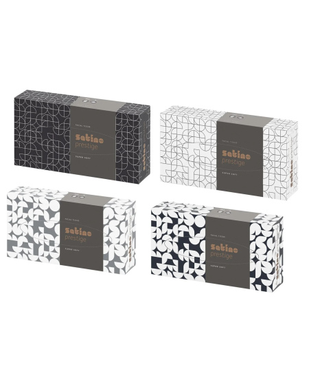 Kosmetinės servetėlės WEPA SATINO PRESTIGE, 100 vnt.