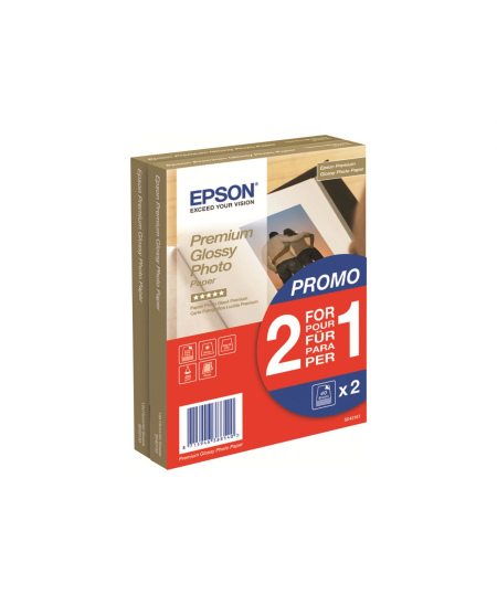 Epson Premium Glossy Photo Paper 10x15, 255 g/m²
