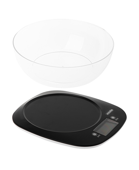 Adler Kitchen Scale with a bowl | MS 3179b | Graduation 1 g | Display type LCD | Black