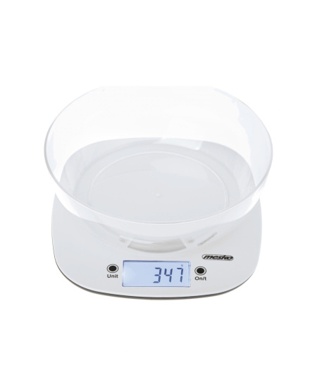 Adler Kitchen Scale with a bowl | MS 3179b | Graduation 1 g | Display type LCD | Black