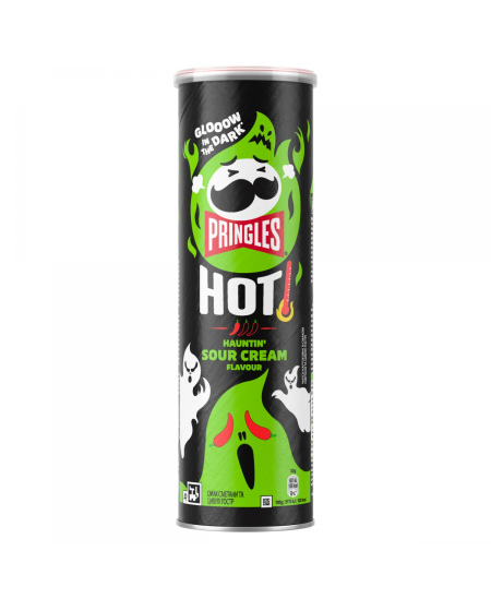 Užkandis PRINGLES Halloween Hot Kickin' Sour Cream, 160 g