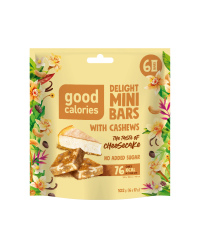 Mini riešutų batonėliai GOOD CALORIES sūrio pyrago skonio, 102 g