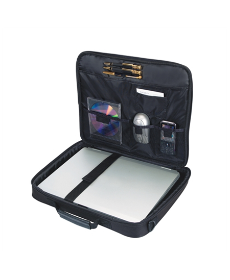 Targus Classic Clamshell Case Fits up to size 15.6 ", Black, Shoulder strap, Messenger - Briefcase