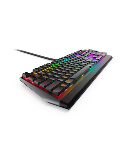 Dell AW510K Mechanical Gaming Keyboard, RGB LED light, EN, Dark Gray, Wired