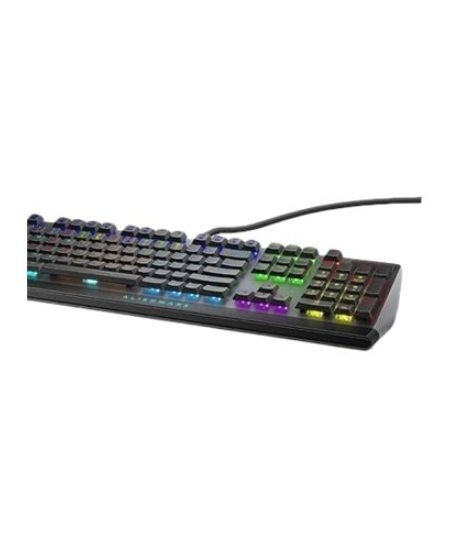 Dell AW510K Mechanical Gaming Keyboard, RGB LED light, EN, Dark Gray, Wired