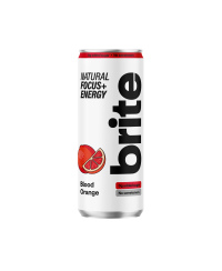 Energinis gėrimas BRITE, raudonųjų apelsinų skonio, 330 ml, skardinė