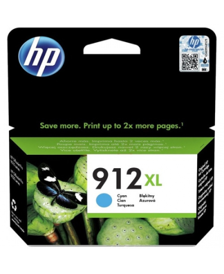 HP 912XL (3YL81AE) Rašalinė kasetė, Žydra