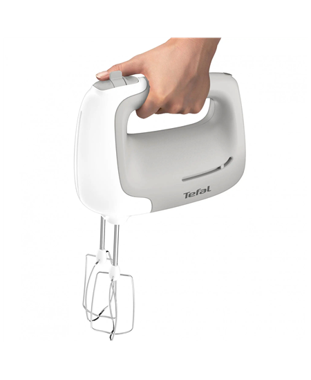 TEFAL | Hand Mixer | HT450B38 | Hand Mixer | 450 W | Number of speeds 5 | Turbo mode | White