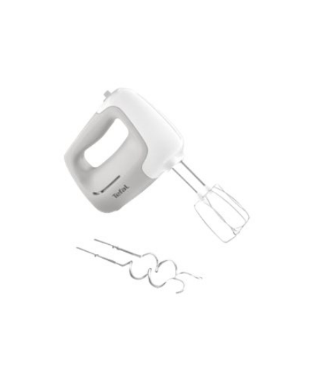 TEFAL | Hand Mixer | HT450B38 | Hand Mixer | 450 W | Number of speeds 5 | Turbo mode | White