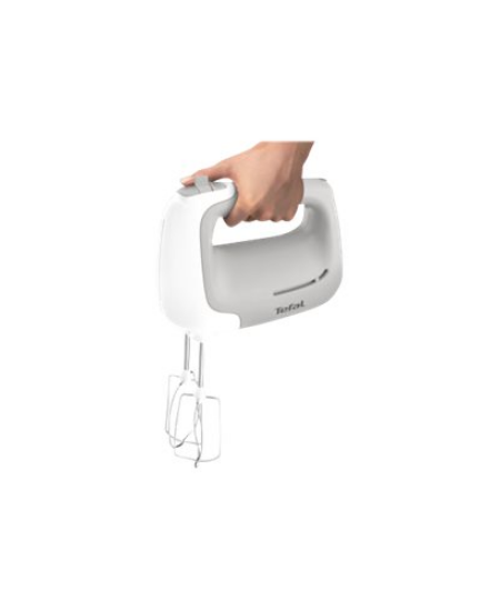 TEFAL | Hand Mixer | HT450B38 | Hand Mixer | 450 W | Number of speeds 5 | Turbo mode | White