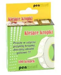 Montavimo kvadratėliai rulonėlyje PENWORD, 100 vnt.