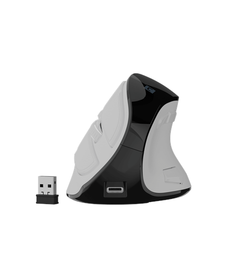Natec Mouse | Euphonie Pro | Wireless | 2.4 GHz, Bluetooth | White