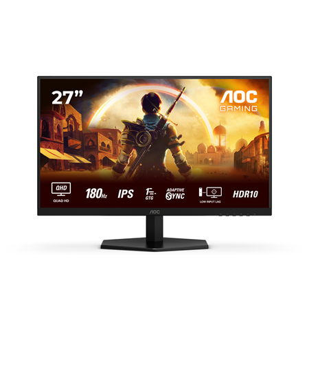 AOC | Q27G42XE | 27 " | IPS | QHD | 16:9 | 180 Hz | 1 ms | 2560 x 1440 pixels | 300 cd/m² | HDMI ports quantity 2 | Black
