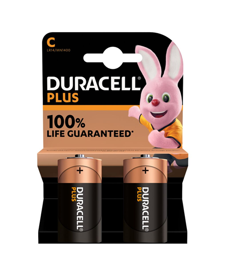Duracell Plus MN1400 C, Alkaline, 2 pc(s)