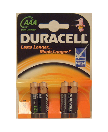 Duracell | AAA/LR03 | Alkaline Basic MN2400 | 4 pc(s)