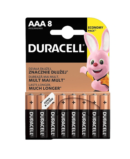 Duracell | Basic MN2400 BL8 | AAA | Alkaline
