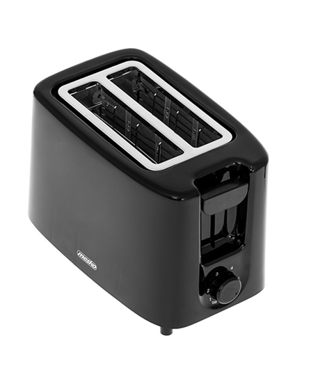 Mesko | Toaster | MS 3220 | Power 750 W | Number of slots 2 | Housing material Plastic | Black