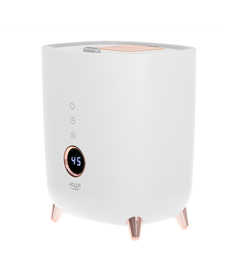 Adler | AD 7972 | Humidifier | 23 W | Water tank capacity 4 L | Suitable for rooms up to 35 m² | Ultrasonic | Humidification ca