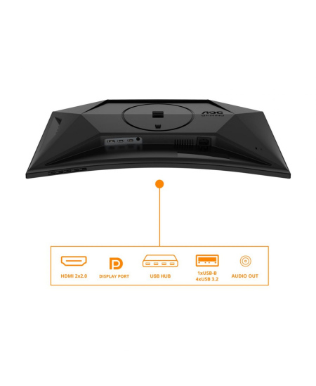 AOC | C27G4ZXU | 27 " | VA | FHD | 16:9 | 280 Hz | 1 ms | 1920 x 1080 pixels | 300 cd/m² | HDMI ports quantity 2