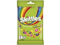 Kramtomieji saldainiai SKITTLES Crazy Sours rūgštūs vaisių skonio traškiame cukraus glajuje, 95 g